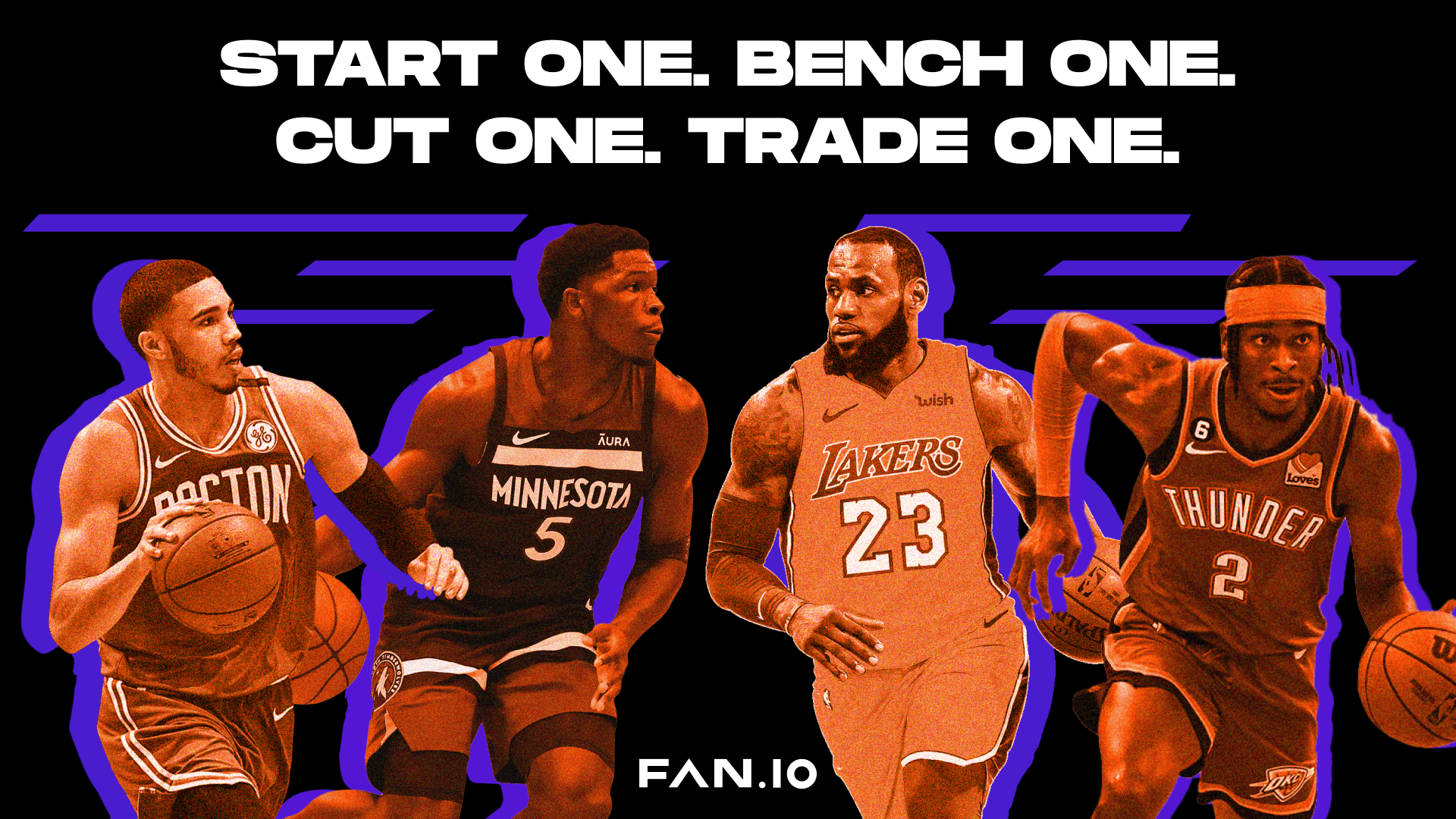 Start one. Bench one. Cut one. Trade one. — FAN.io