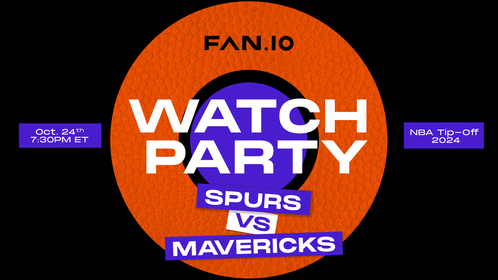 FAN.io watch party: Spurs vs Mavericks